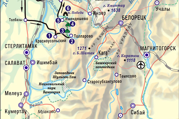 Км до белорецка. Г Ямантау на карте. Гора Ямантау на карте Башкирии. Красноусольск на карте Башкирии.